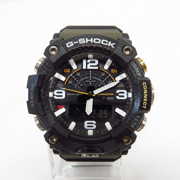 実際に弊社で買取させて頂いたG-SHOCK/Gショック MUDMASTER マッドマスター Bluetooth搭載 カーボンコアガード GG-B100-1A3JFの画像 1枚目