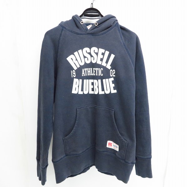 実際に弊社で買取させて頂いたBLUE BLUE/ブルーブルー  RUSSELL ATHLETIC プルオーバーパーカー/L