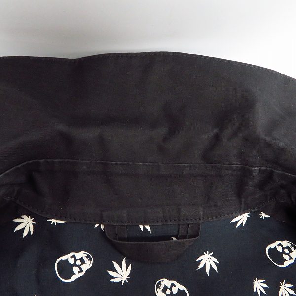 実際に弊社で買取させて頂いたLucien PellatFinet × MACKINTOSH/ルシアンペラフィネ × マッキントッシュ 裏地総柄 ゴム引きコート /Sの画像 6枚目