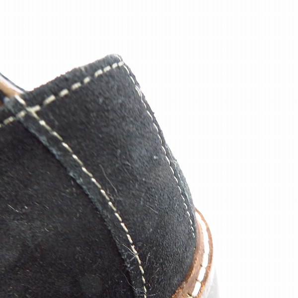 実際に弊社で買取させて頂いたalfredoBANNISTER IN/アルフレッドバニスターイン レースアップ プレーントゥ レザーシューズ ブラック/黒 Size：41の画像 7枚目