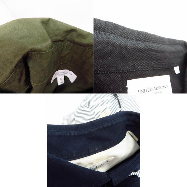 実際に弊社で買取させて頂いたUNITED ARROWS/ユナイテッドアローズ EDIFICE/エディフィス ステンカラー/ダッフルコート/シャツ M/L/46 5点セットの画像 6枚目