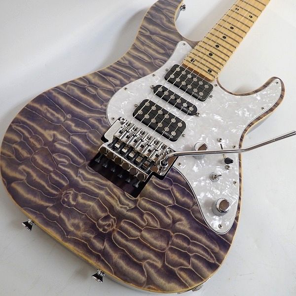 実際に弊社で買取させて頂いた★SCHECTER/シェクター SD-2-24-AS ストラトシェイプ 日本製 ギグケース付 の画像 4枚目