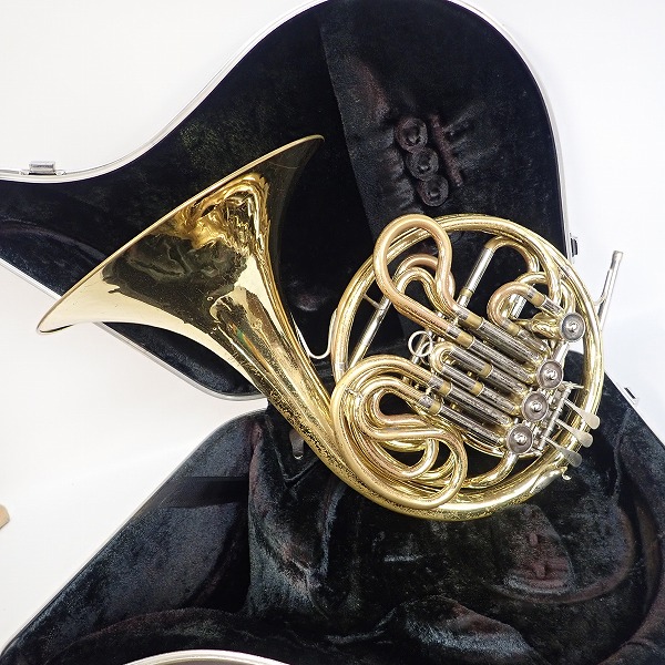 実際に弊社で買取させて頂いた★【ジャンク】YAMAHA/ヤマハ YHR-664/YHR664 フレンチホルン ゴールド ハードケース付