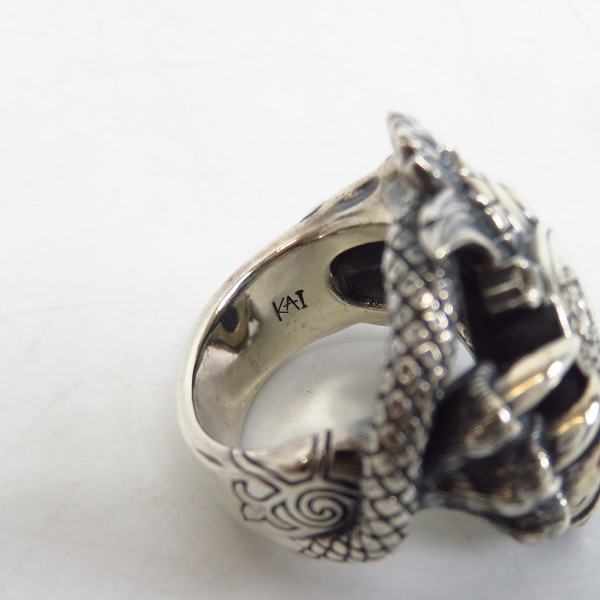 実際に弊社で買取させて頂いたBloody Mary/ブラッディマリー 08X'MAS限定 太極図リング/指輪/15号の画像 7枚目