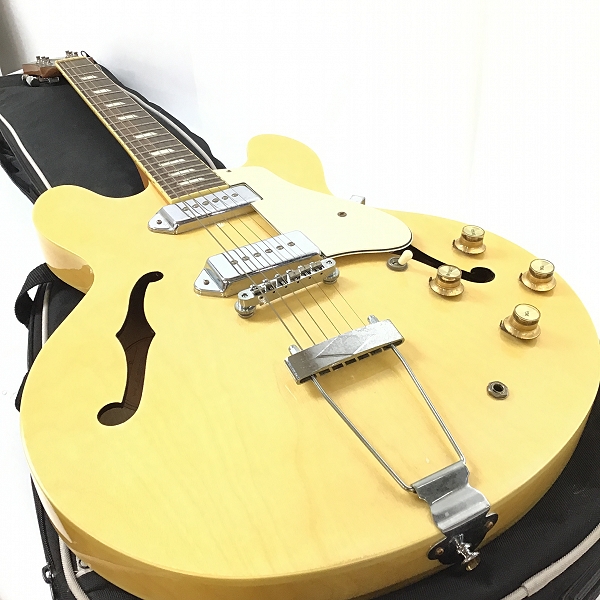 実際に弊社で買取させて頂いた★Epiphone/エピフォン Casino NA カジノ フルアコ エレキギター 動作確認済み