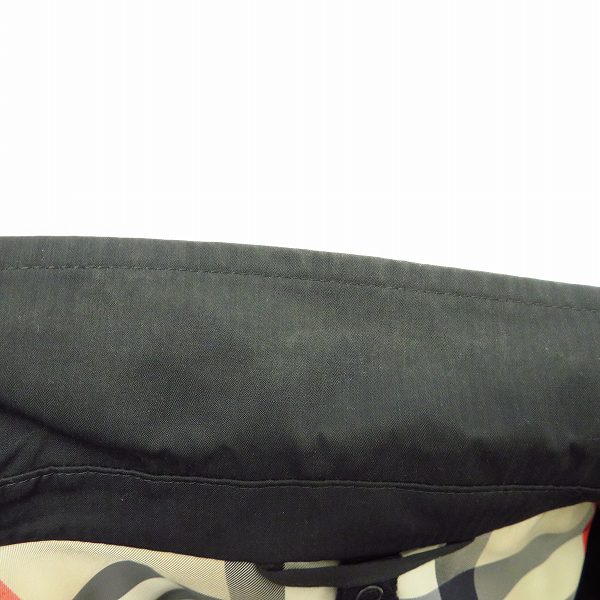 実際に弊社で買取させて頂いたBURBERRY LONDON/バーバリーロンドン レザー切り替え テーラードジャケット/LLの画像 8枚目