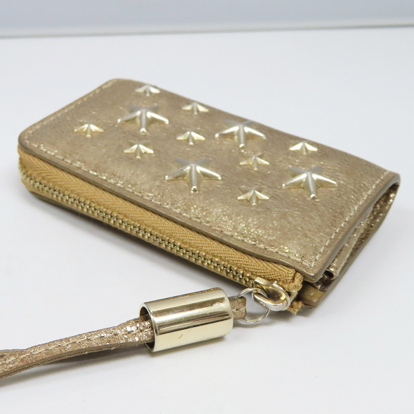 実際に弊社で買取させて頂いたJIMMY CHOO/ジミーチュウ スタースタッズ コインケース の画像 2枚目