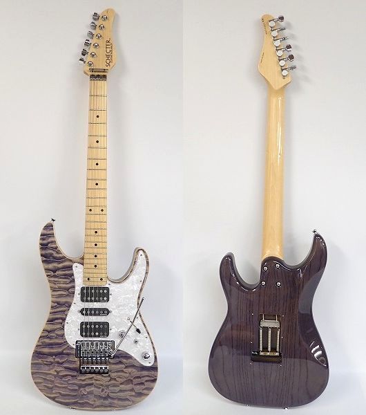 実際に弊社で買取させて頂いた★SCHECTER/シェクター SD-2-24-AS ストラトシェイプ 日本製 ギグケース付 の画像 1枚目