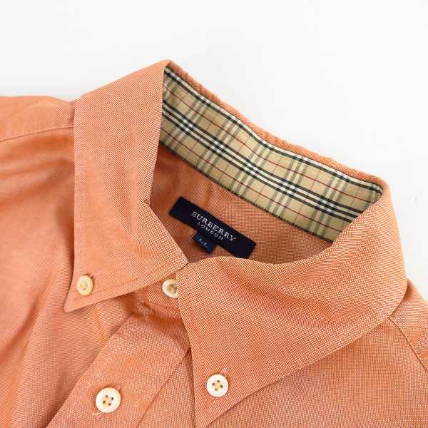 実際に弊社で買取させて頂いたBURBERRY LONDON/バーバリーロンドン 胸ポケット/ロゴ刺繍 ボタンダウン 長袖シャツ/LLの画像 6枚目