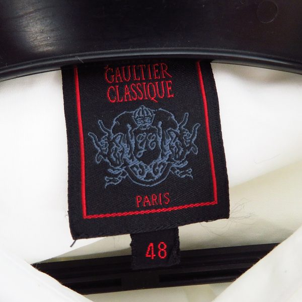 実際に弊社で買取させて頂いたJEAN PAUL GAULTIER/ジャンポールゴルチェ CLASSIQUE ドレスシャツ/48の画像 2枚目