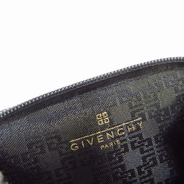 実際に弊社で買取させて頂いたGIVENCHY/ジバンシィ ロゴ型押しレザー ラウンドジップコインケースの画像 4枚目