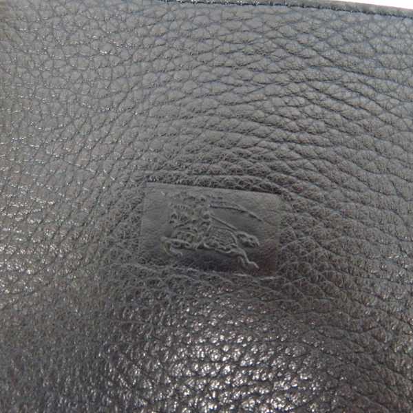 実際に弊社で買取させて頂いたBURBERRYS/バーバリーズ イタリア製 裏地チェック柄 レザー二つ折り財布の画像 7枚目