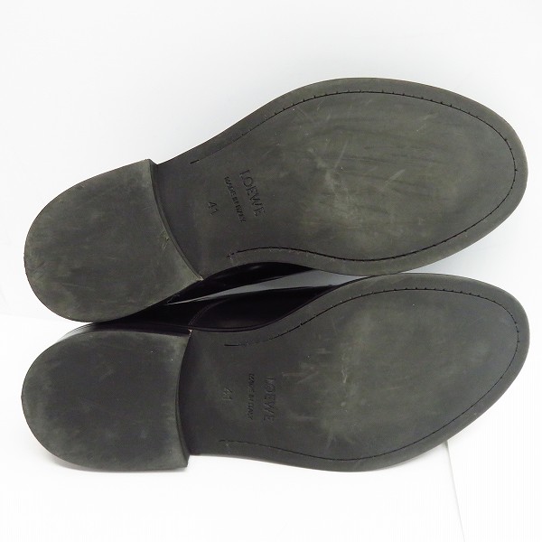 実際に弊社で買取させて頂いたLOEWE/ロエベ レースアップ レザー シューズ/41の画像 2枚目