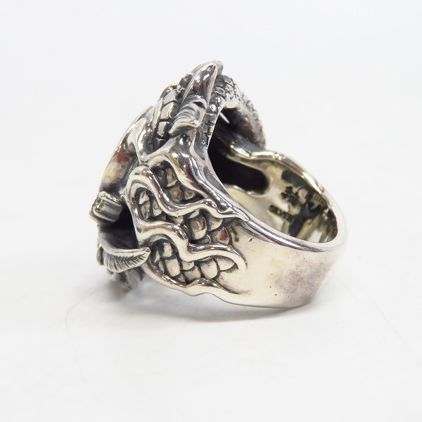 実際に弊社で買取させて頂いたBloody Mary/ブラッディマリー 08X'MAS限定 太極図リング/指輪/15号の画像 2枚目