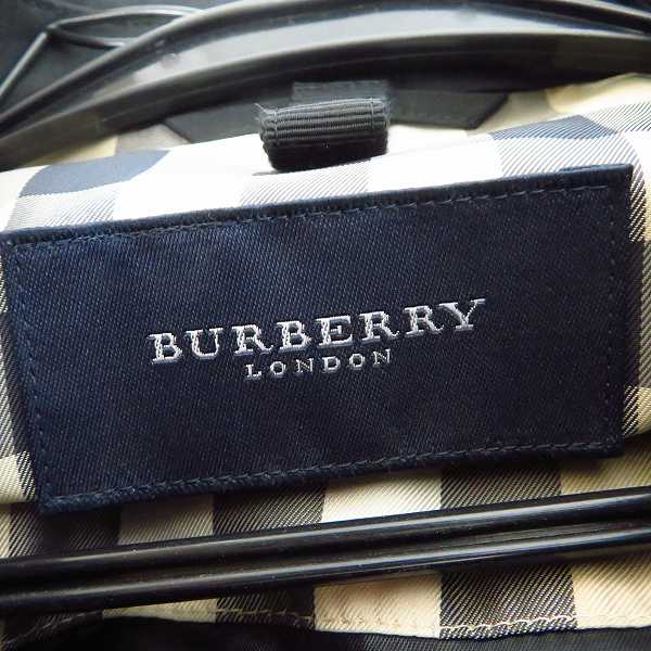 実際に弊社で買取させて頂いたBURBERRY LONDON/バーバリーロンドン レザー切り替え テーラードジャケット/LLの画像 2枚目