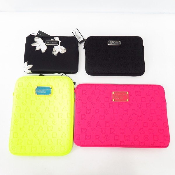 実際に弊社で買取させて頂いた【未使用】MARC BY MARC JACOBS/マークバイマークジェイコブス タブレットケース/クラッチバッグ/ポーチ/4点