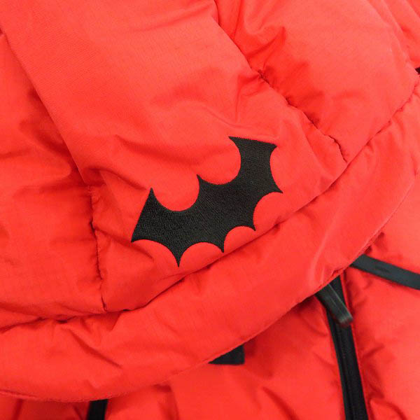 実際に弊社で買取させて頂いたBACK CHANNEL×NANGA/バックチャンネル×ナンガ 16AW HOODED DOWN JACKET 赤/Mの画像 7枚目