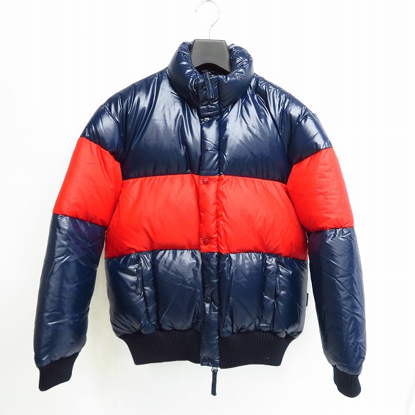 実際に弊社で買取させて頂いた【未使用】AKM×DUVETICA/エーケーエム×デュベティカ BORDER BI-COLOR DOWN/ダウンジャケット AD016 NYL032/L