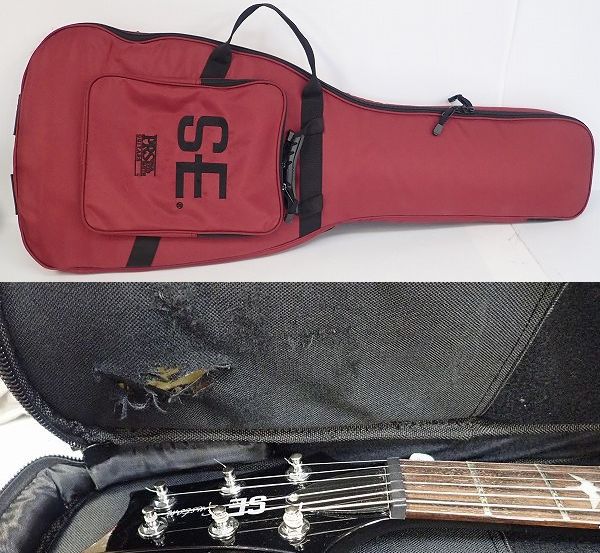 実際に弊社で買取させて頂いた★PRS/Paul Reed Smith/ポールリードスミス SE Custom 24 ダンカンPU搭載 バードインレイ ギグケース付 の画像 9枚目