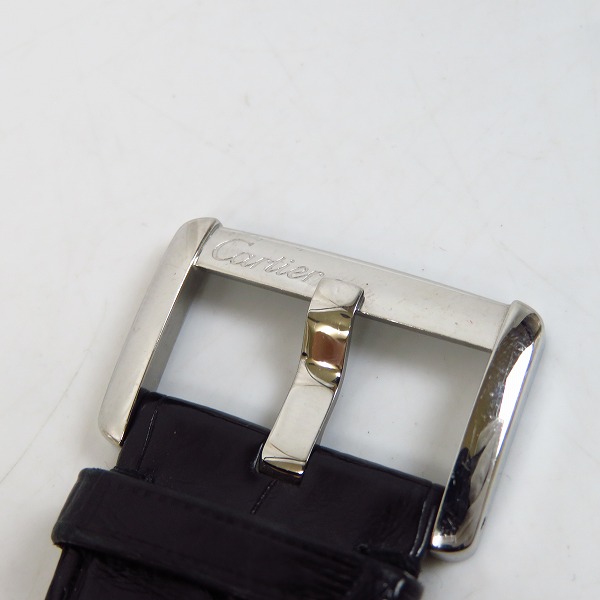 実際に弊社で買取させて頂いたCARTIER/カルティエ サントス ディヴァンLM 自動巻き の画像 7枚目