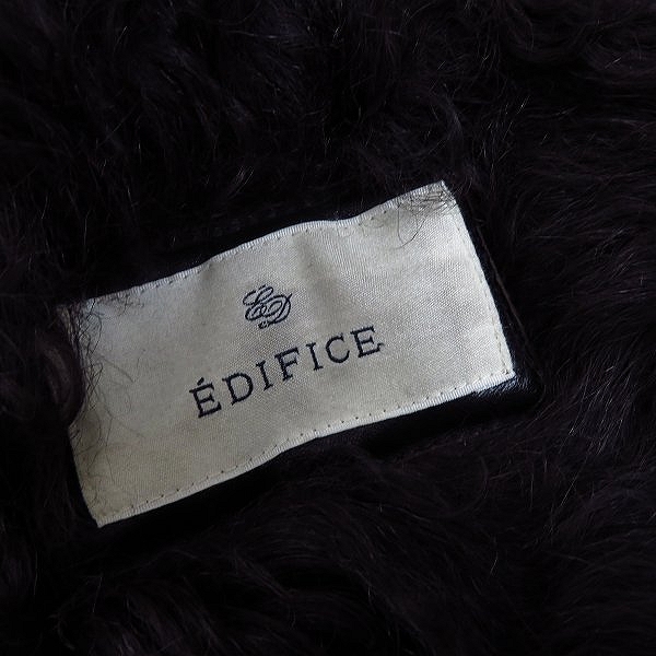 実際に弊社で買取させて頂いたEDIFICE/エディフィス シープスキン/羊革 ムートンコート/44の画像 2枚目
