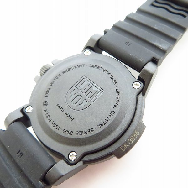 実際に弊社で買取させて頂いたLUMINOX/ルミノックス Ref.0301 BO LEATHERBACK SEA TURTLE GIANT 0300 SERIESの画像 3枚目