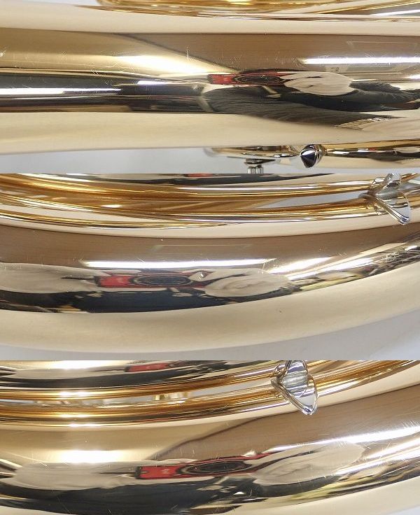 実際に弊社で買取させて頂いた★YAMAHA/ヤマハ YHR-567GDB フレンチホルン/フルダブルホルン ハードケース付の画像 6枚目