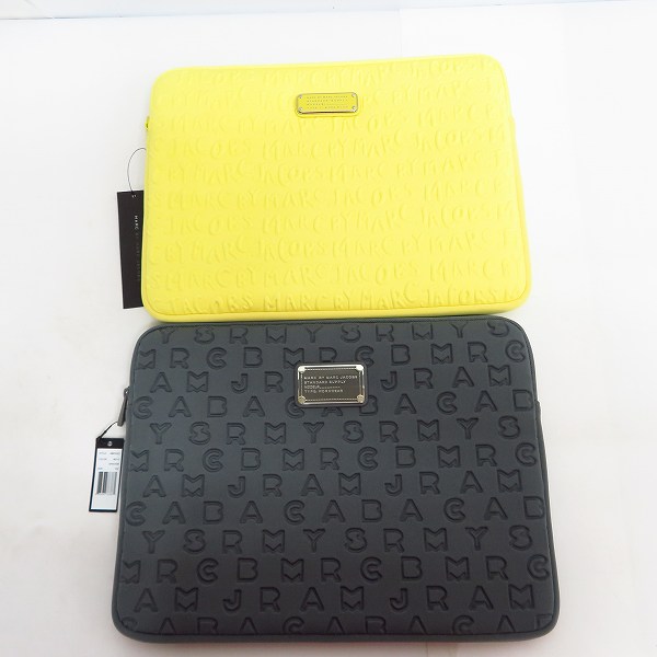 実際に弊社で買取させて頂いた【未使用】MARC BY MARC JACOBS/マークバイマークジェイコブス PC タブレットケース M0003461/M6PE022 2点セット