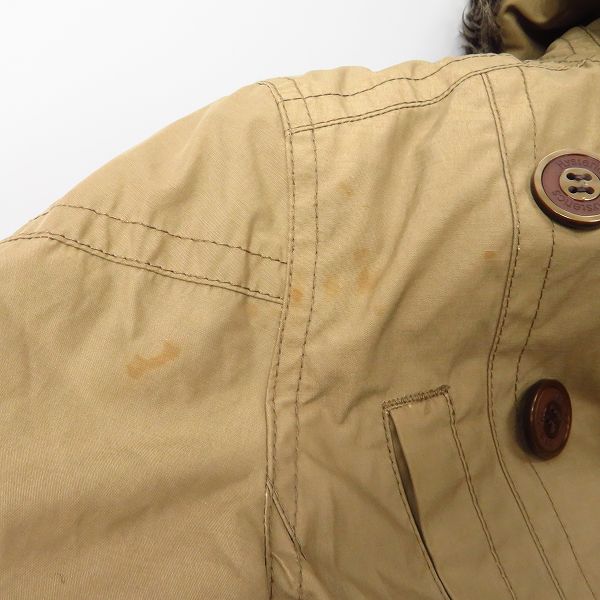 実際に弊社で買取させて頂いたHYSTERICS/ヒステリック プリマロフト フェイクファー付き ポリエステルロングコート FREEの画像 4枚目