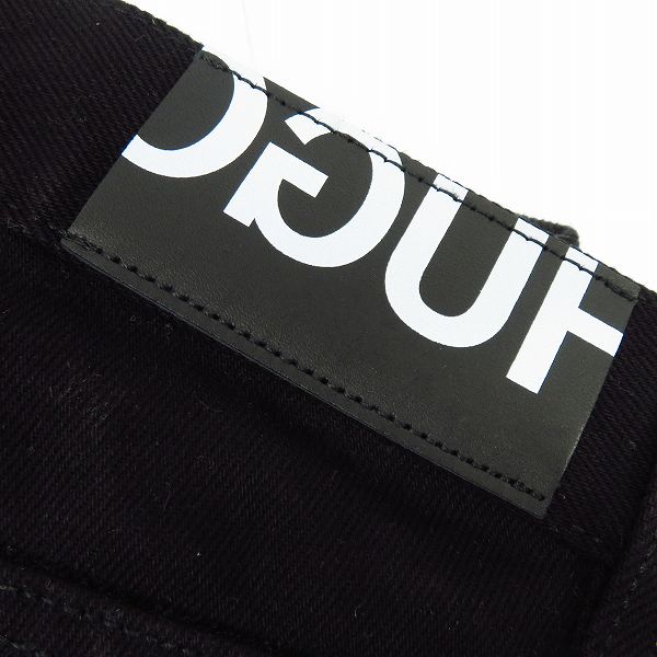 実際に弊社で買取させて頂いたHUGO BOSS/ヒューゴボス クロップト テーパード フィット ブラックデニム /29の画像 6枚目
