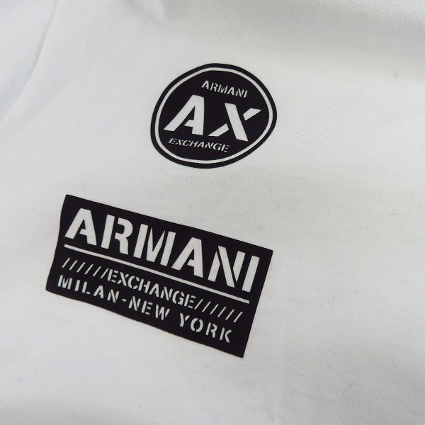 実際に弊社で買取させて頂いた【未使用】ARMANI EXCHANGE/アルマーニエクスチェンジ ロゴプリント ポケット クルーネックTシャツ XSの画像 7枚目