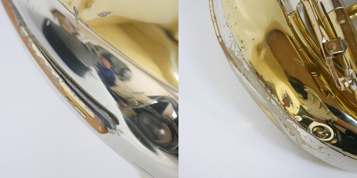 実際に弊社で買取させて頂いた★【ジャンク】KAWAI/カワイ EBB-590L チューバ ハードケース付きの画像 7枚目