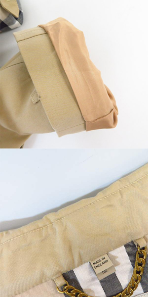 実際に弊社で買取させて頂いたBURBERRY/バーバリー PRORSUM/プローサム KENSINGTON/ケンジントン トレンチコート 52の画像 7枚目