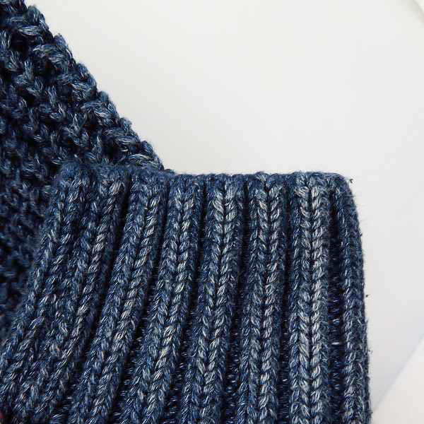 実際に弊社で買取させて頂いたBLUE BLUE/ブルーブルー ハリウッドランチマーケット インディゴ 長袖 ニット/セーター/2の画像 5枚目