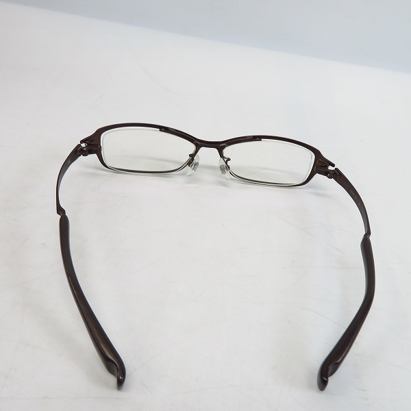 実際に弊社で買取させて頂いた999.9/フォーナインズ 度入り眼鏡/メガネフレーム フルリム S-821Tの画像 3枚目