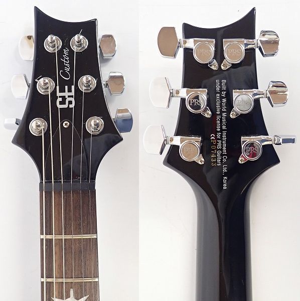 実際に弊社で買取させて頂いた★PRS/Paul Reed Smith/ポールリードスミス SE Custom 24 ダンカンPU搭載 バードインレイ ギグケース付 の画像 2枚目