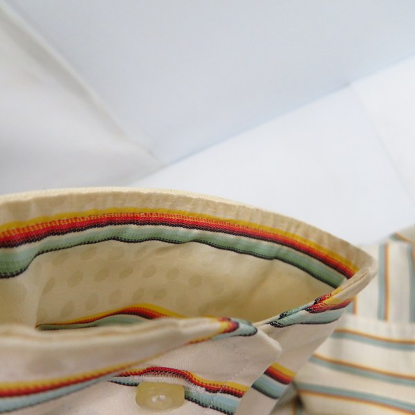 実際に弊社で買取させて頂いたETRO/エトロ L/Sストライプシャツ/42の画像 8枚目