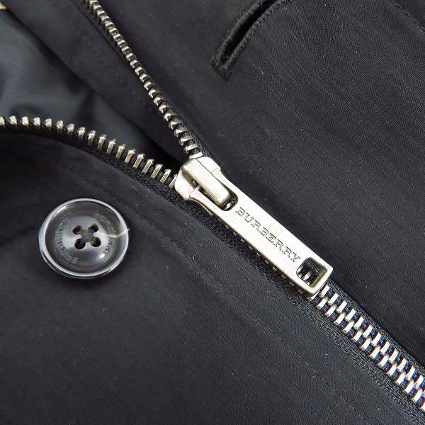 実際に弊社で買取させて頂いたBURBERRY LONDON/バーバリーロンドン レザー切り替え テーラードジャケット/LLの画像 9枚目