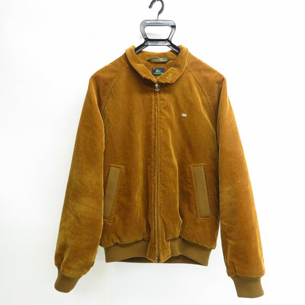 実際に弊社で買取させて頂いたLACOSTE/ラコステ 裏地チェック柄 コーデュロイ ブルゾンジャケット/50/3