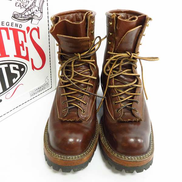 実際に弊社で買取させて頂いたWHITE'S BOOTS/ホワイツブーツ 375B SMOKE JUMPER スモークジャンパー ブラウン 8.5E