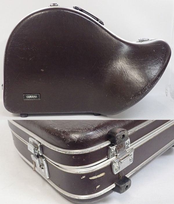 実際に弊社で買取させて頂いた★【ジャンク】YAMAHA/ヤマハ YHR-664/YHR664 フレンチホルン ゴールド ハードケース付の画像 9枚目