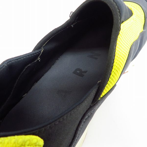実際に弊社で買取させて頂いたMARNI/マルニ カラー切替 スリッポン スニーカー  size：41の画像 4枚目