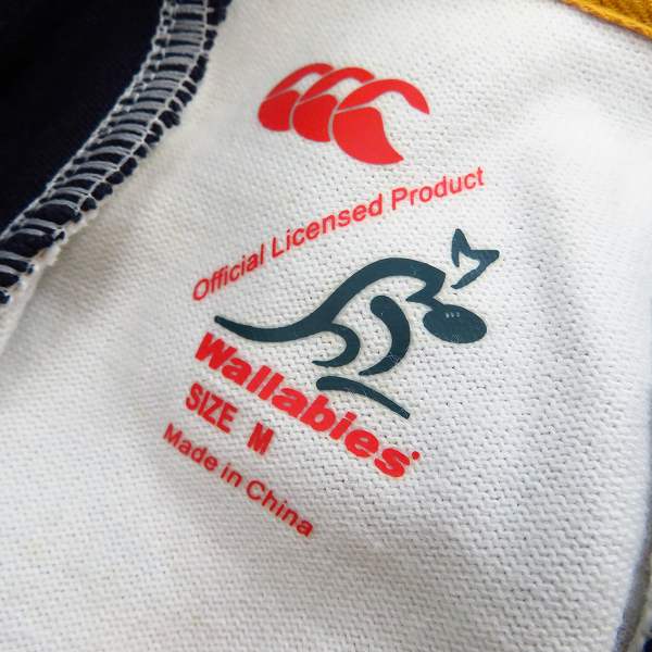 実際に弊社で買取させて頂いたCanterbury/カンタベリー オーストラリア代表  Wallabies/ワラビーズ 半袖ラガーシャツ size：M 2点セットの画像 2枚目