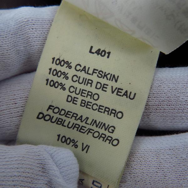 実際に弊社で買取させて頂いたGIORGIO ARMANI/ジョルジオ アルマーニ カーフスキン テーラードジャケット/50の画像 4枚目