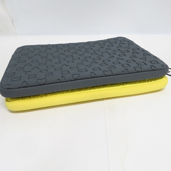 実際に弊社で買取させて頂いた【未使用】MARC BY MARC JACOBS/マークバイマークジェイコブス PC タブレットケース M0003461/M6PE022 2点セットの画像 2枚目