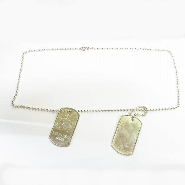 実際に弊社で買取させて頂いた【ギャラ付】CRAZY PIG/クレイジーピッグ DOG TAG/ドッグタグ ペンダント/ネックレスの画像 5枚目