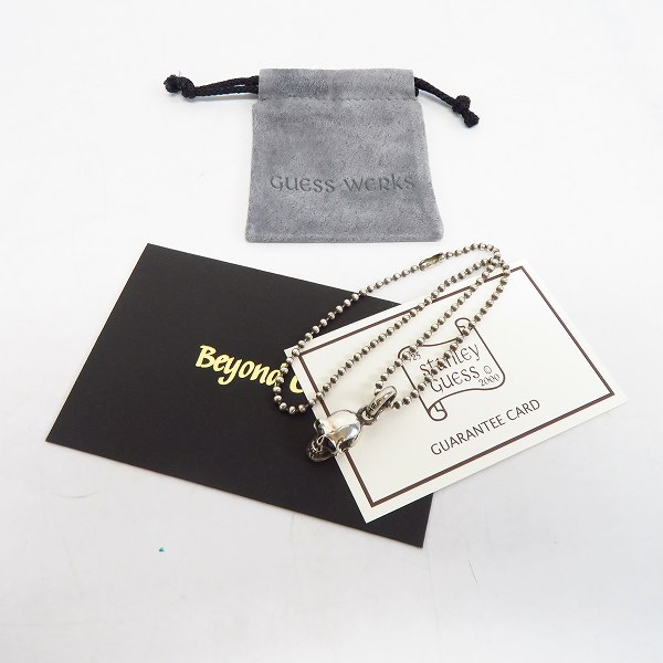 実際に弊社で買取させて頂いた【ギャラ付き】STANLEY GUESS/スタンリーゲス ラージスカルw ネックレス チャームの画像 6枚目