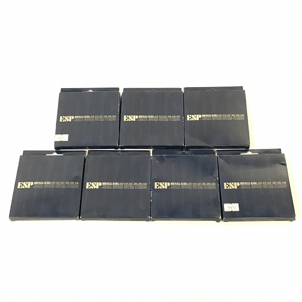 実際に弊社で買取させて頂いたESP/イーエスピー GS-USA L エレキギター用 弦 ストリングス 7点おまとめ
