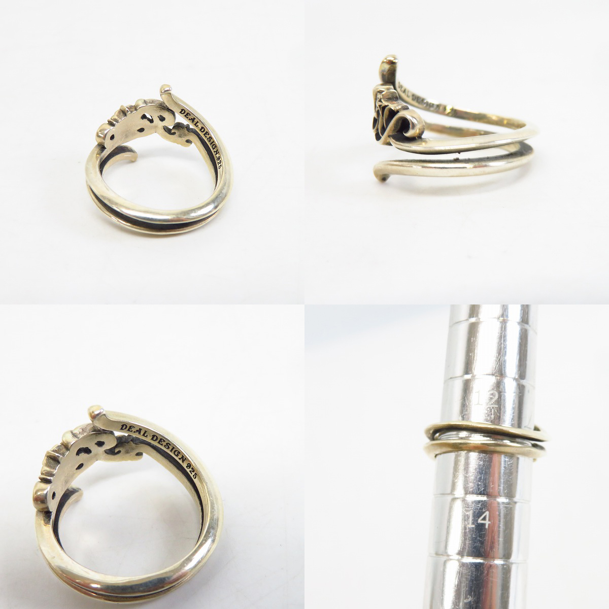 実際に弊社で買取させて頂いたDEAL DESIGN/ディールデザイン ローズペルソナ リング/ネックレス等 3点セットの画像 7枚目