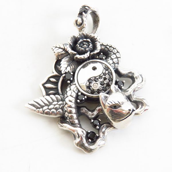 実際に弊社で買取させて頂いたBloody Mary/ブラッディマリー KAI 2008Xmas 太極図 ペンダントトップの画像 1枚目